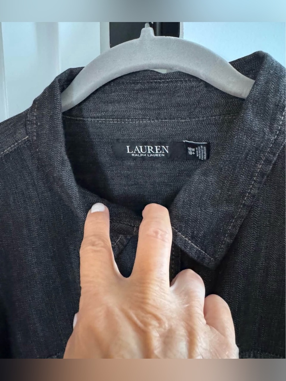 Ralph Lauren Plus Size Denim Dress